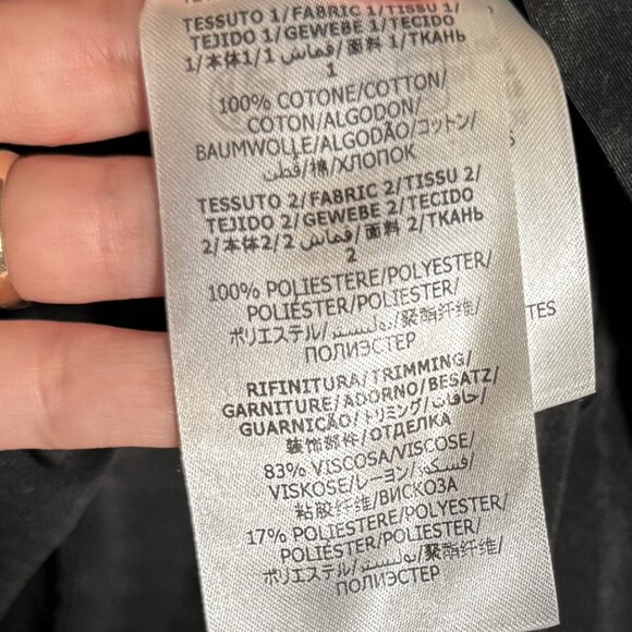 Alexander McQueen 2022 Black Short Sleeves Cut Out Flare Mini Dress - Picture 10 of 13